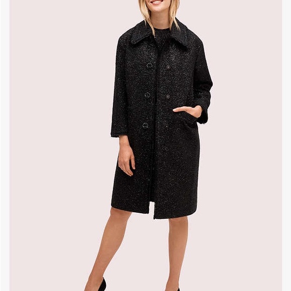 Kate Spade Tinsel Tweed Jacket, Size 4 - Picture 14 of 15